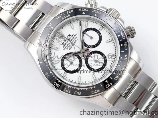 1221 Daytona 126500 QF 1:1 Best Edition 904L Steel White Dial on SS Braclet SH4131 V Stretchable 1297